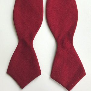 Authentic Vintage 1950s Men's Adjustable Red Bowtie Beau Brummel for Macy's, NY